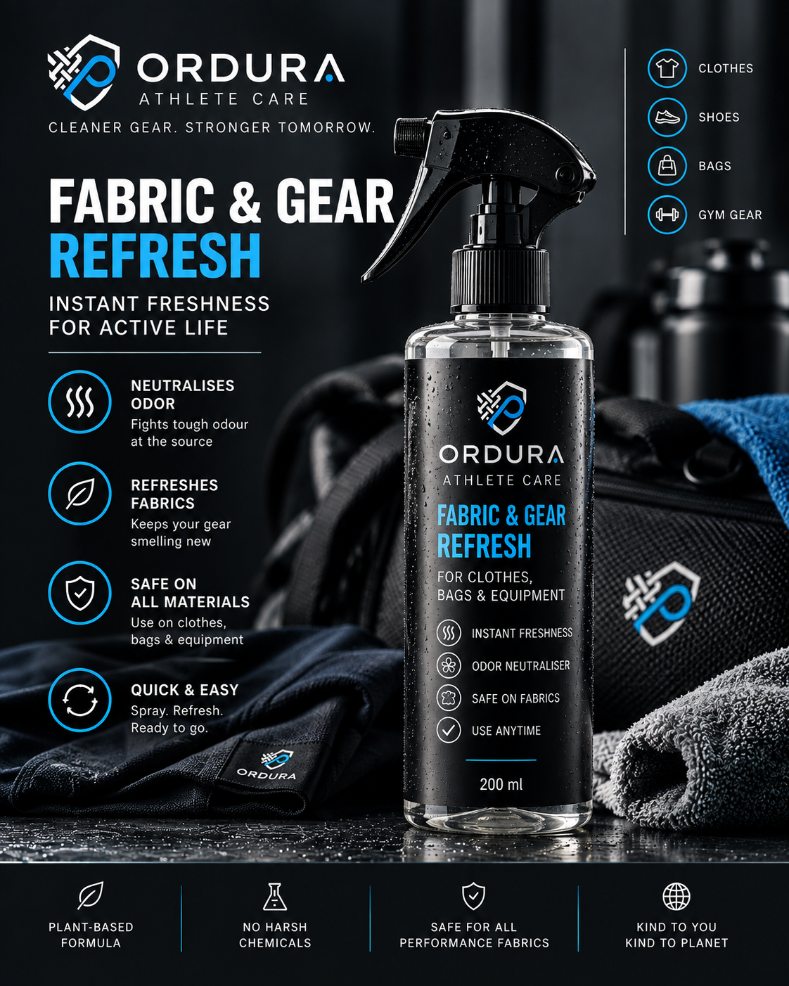 ORDURA Fabric & Gear Refresh cinematic product image